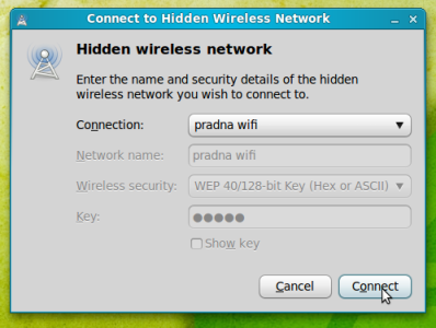 connect to hidden wireless network linux mint